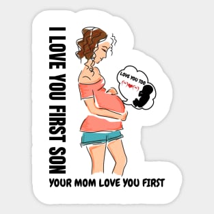 Love First Son Sticker